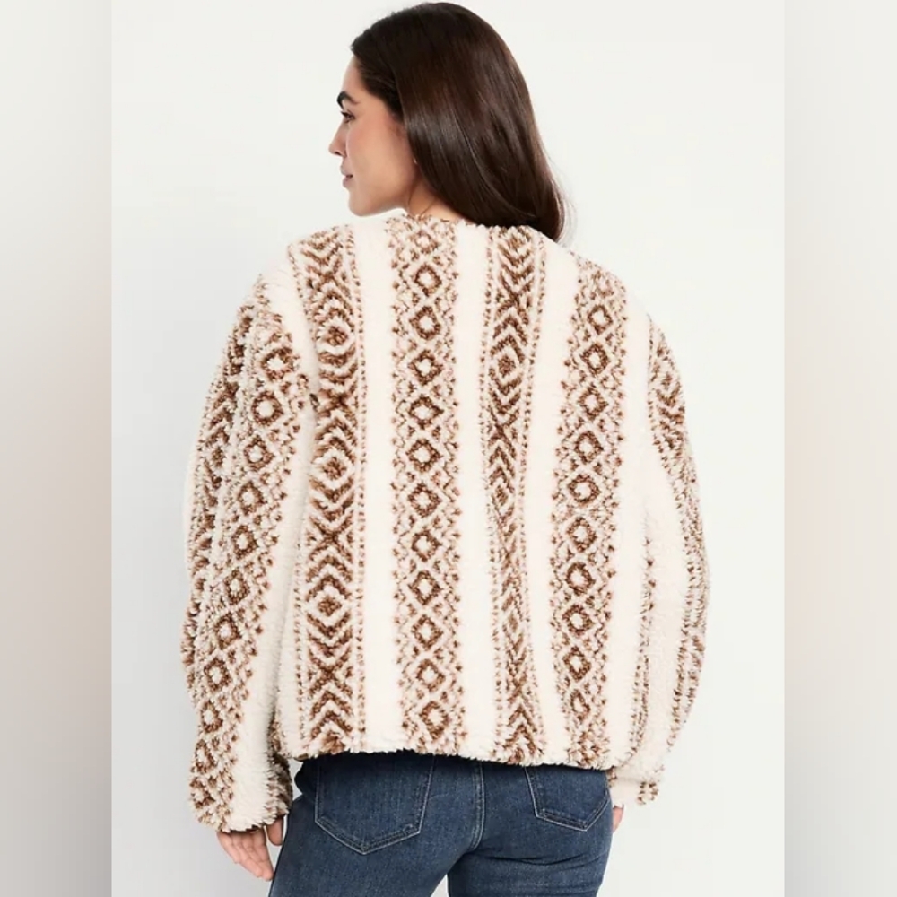 Old Navy Shearling Jacket NWT - image 3